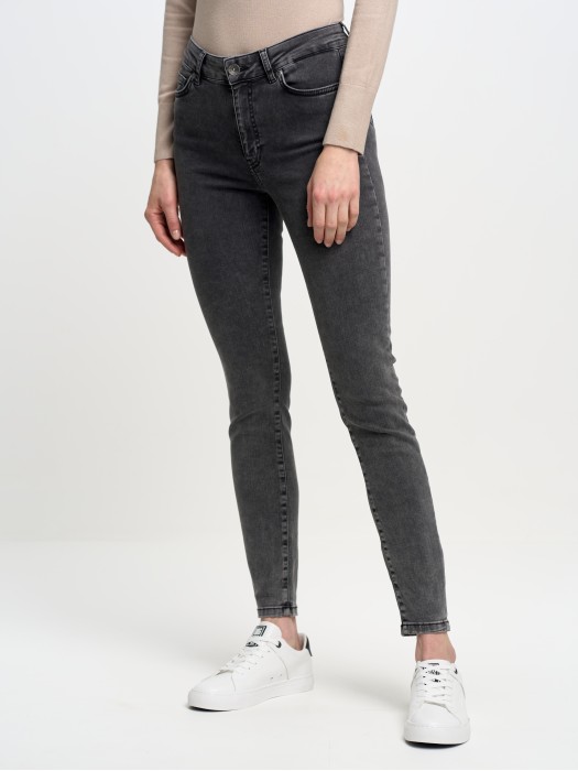 Dámske nohavice jeans MELINDA HIGH WAIST 996